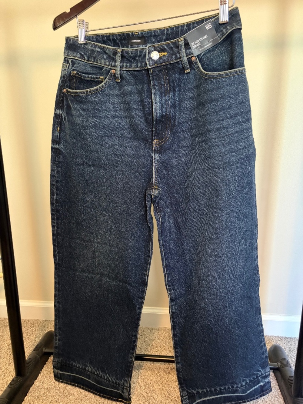 Express cropped ankle jeans